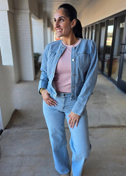 Rely On Me Tailored Denim Jacket