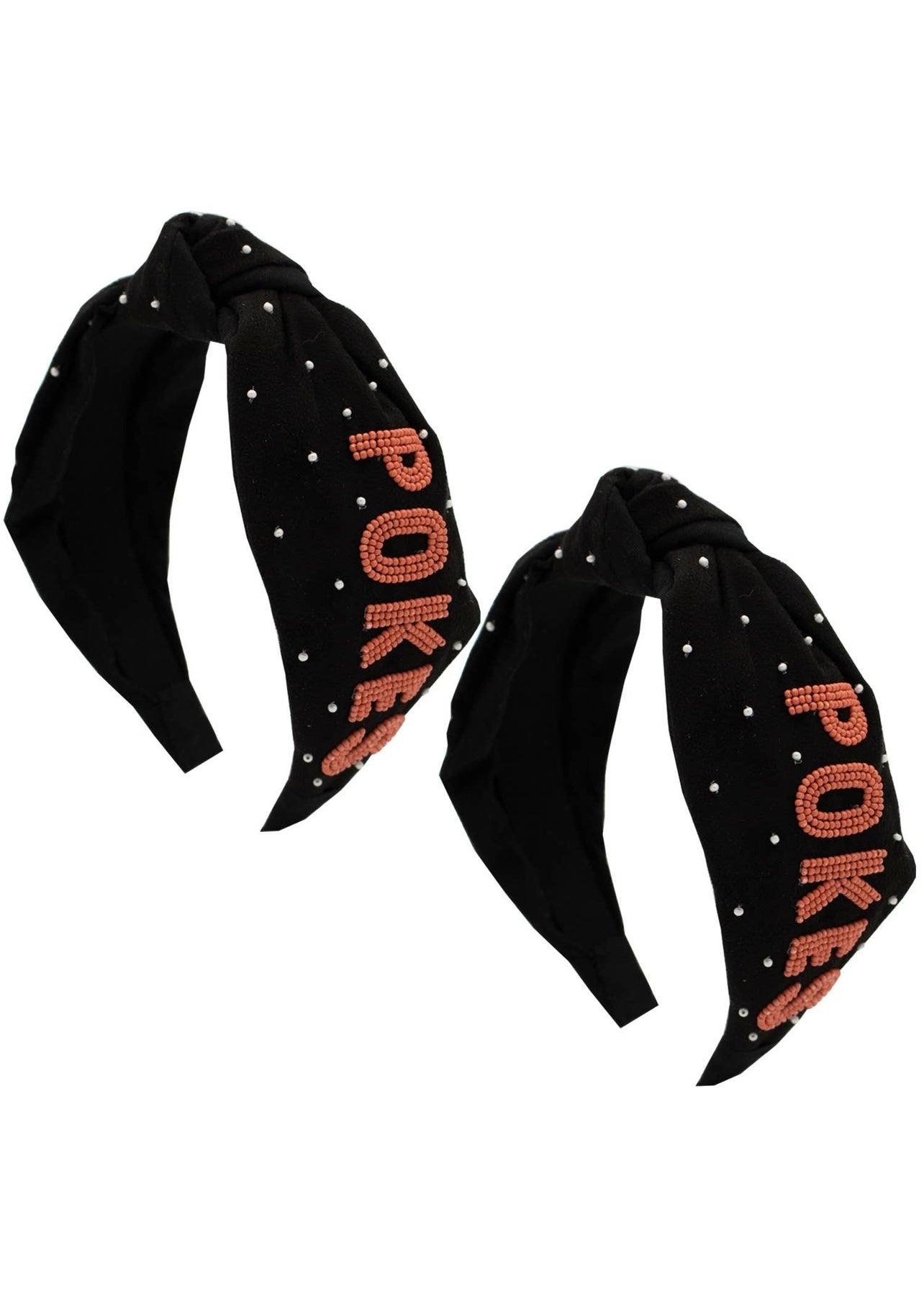 Beaded Headbands - NCAA Licensed: Oklahoma State University