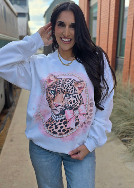 Leopards & Bows Sweatshirt