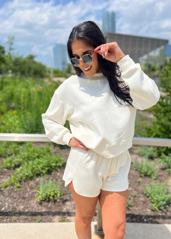 Play Time Ivory Shorts