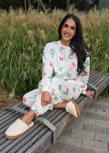 Comfort Of The Holidays Multi Bow Sweatshirt