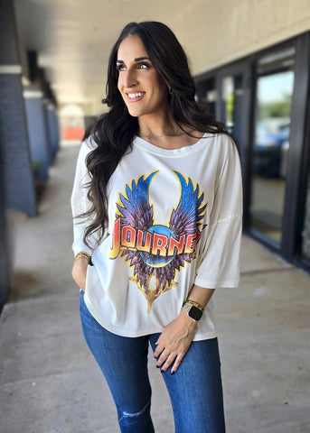 "Journey" Classic Logo One Size Tee