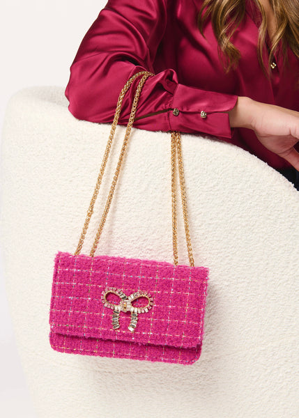 ROA SHOULDER BAG: MAGENTA