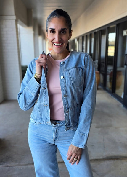 Rely On Me Tailored Denim Jacket