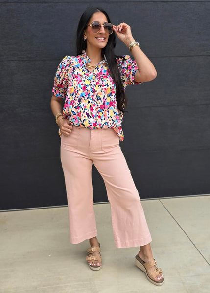 Shoreline Sass Dusty Pink Denim