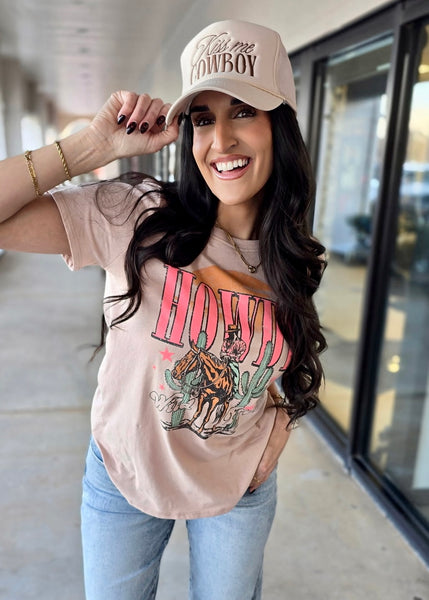 "Howdy" Cowboy Graphic Tee