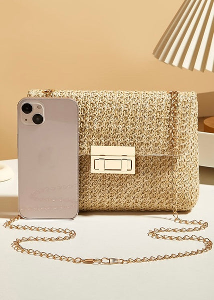 Vacation Addict Summer Woven Crossbody Bag