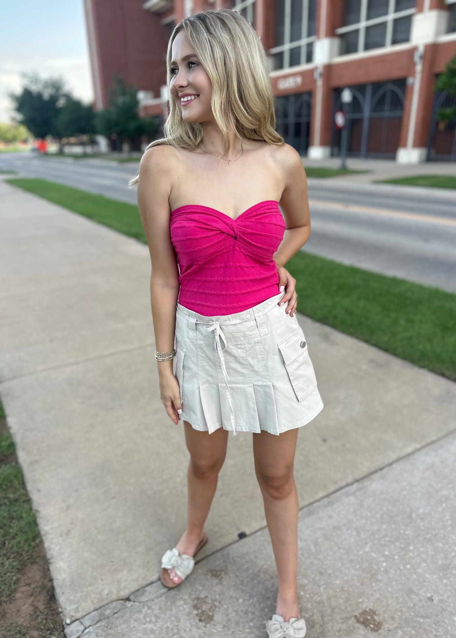 Quick Update Hot Pink Tube Top
