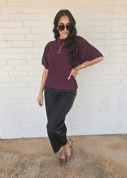 Make It Happen Contrast Black Barrel Pants