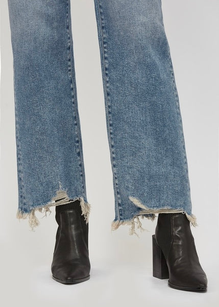 Ella High Rise Straight Leg Denim