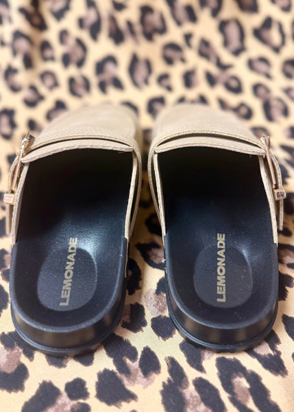 Karta Tan Suede Mule Shoe