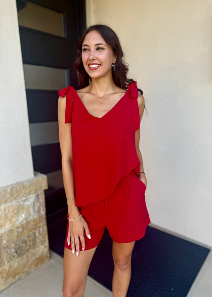 Wonderful Day Crimson Lightweight Shorts