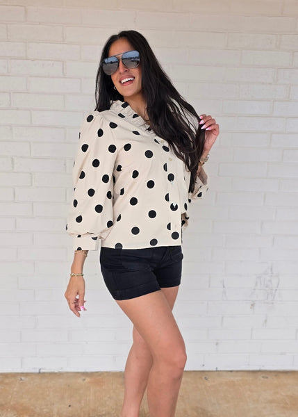 Once Upon A Time Polka Dot Top