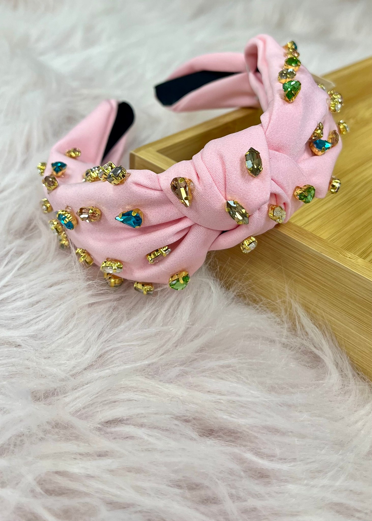 Pink Multi Crystal Headband