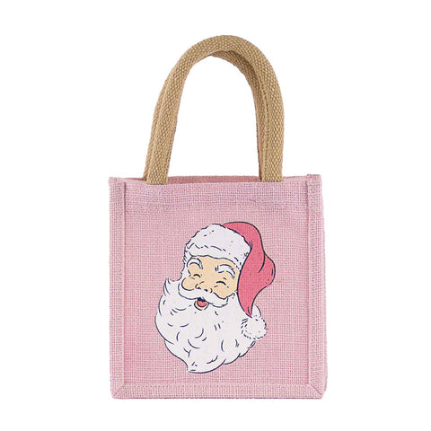 HoHoHo Santa Petite Gift Tote 7x7x5