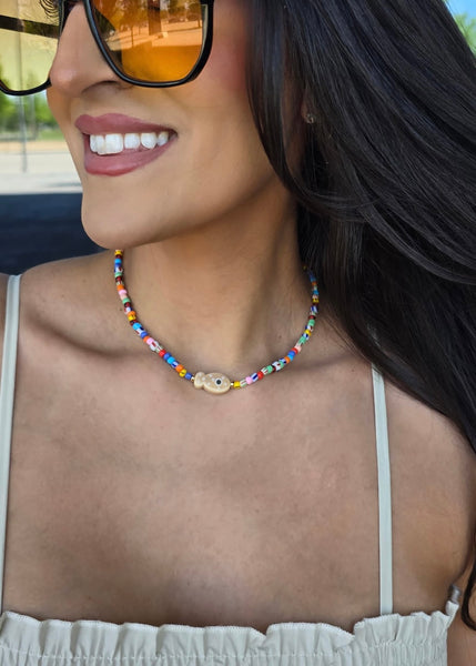 Fish Colorful Beaded Necklace