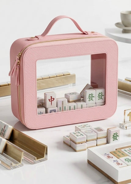 Posie Pink Clear Travel Bag