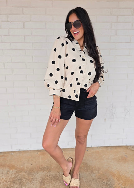 Once Upon A Time Polka Dot Top