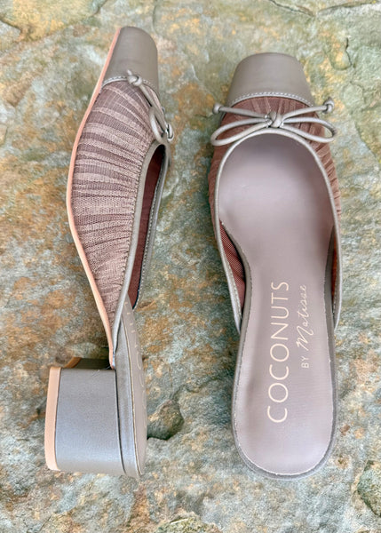 Matisse Geneva Mocha Tulle Mule