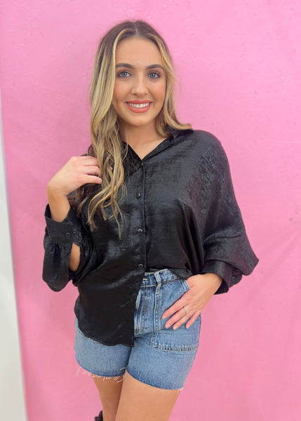 Light Up My Life Black Blouse