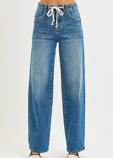 Amelia High Rise Wide Leg Baggy Denim