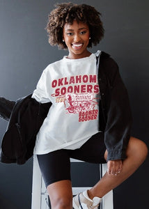 Oklahoma Sooners "In The Lead" Oversized Tee