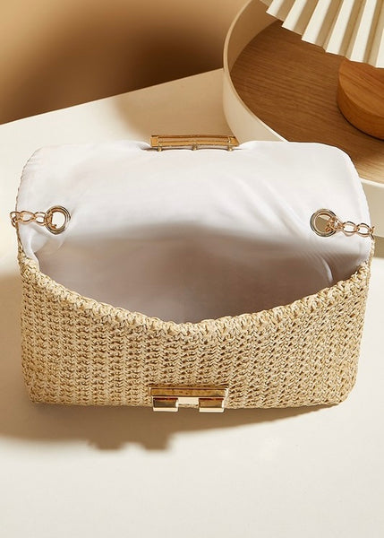 Vacation Addict Summer Woven Crossbody Bag