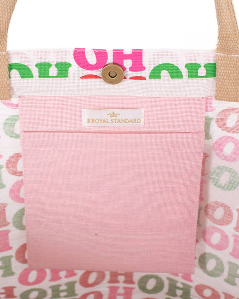 HoHoHo Juco Carryall Tote  22x19x8
