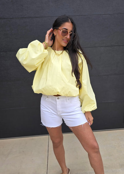 Love Beyond You Lemon Long Sleeve Top