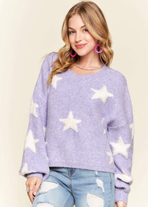 Starlight Starbright Lilac Star Sweater