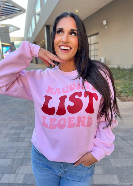 Naughty List Legend Christmas Sweatshirt