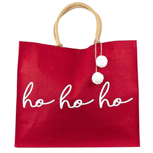 HoHoHo Large Carryall Tote  22x19x8