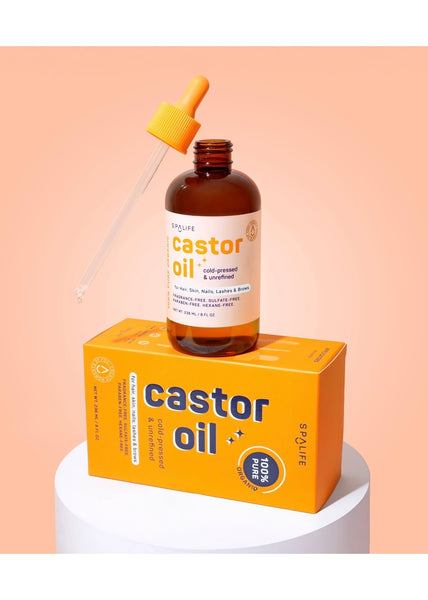 Castor Oil 100% Pure | For Hair, Skin, Nails, Lashes & Brows