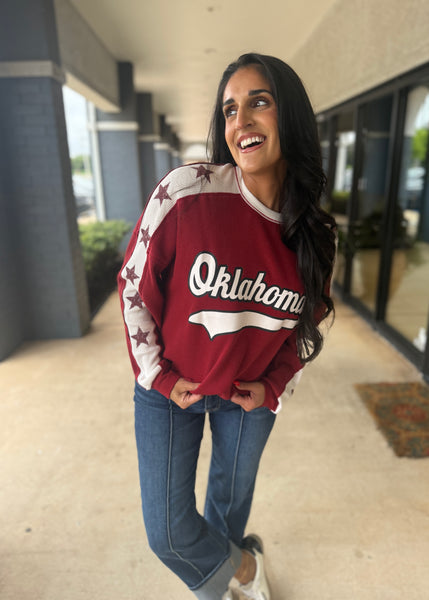 Oklahoma Stars Crimson Long Sleeve Thermal