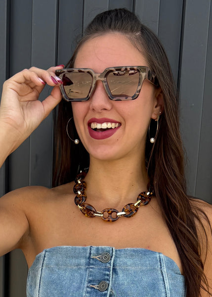 Tortoise Statement Necklace