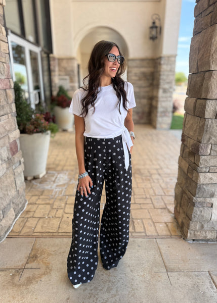 Just So Easy White Side Tie Top