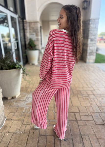 New Resolutions Red 2 Pc Pant Set