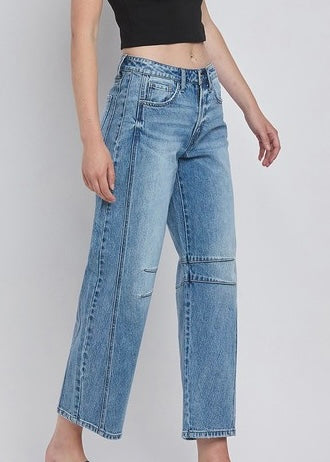 Tingle High Rise Barrel Jeans