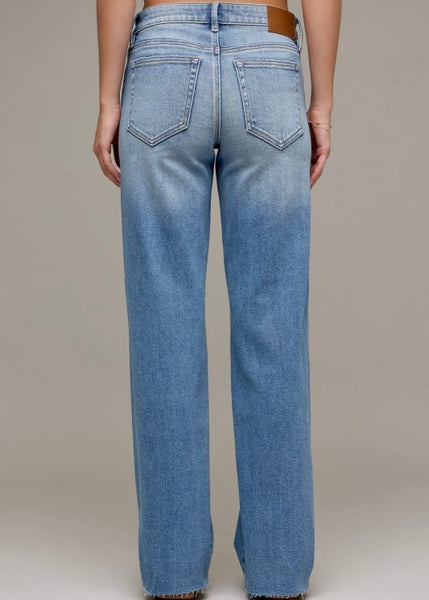 Ryan Low Rise Classic Straight Leg Jeans
