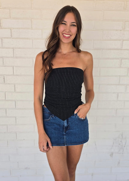 More Of You Denim Micro Mini Skort