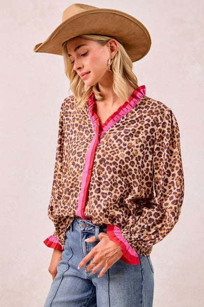 Perfection Plenty Leopard Print Top