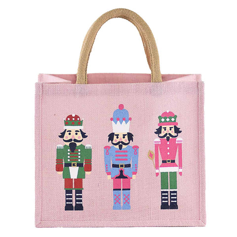 Nutcracker Pink Gift Tote 12x10x8