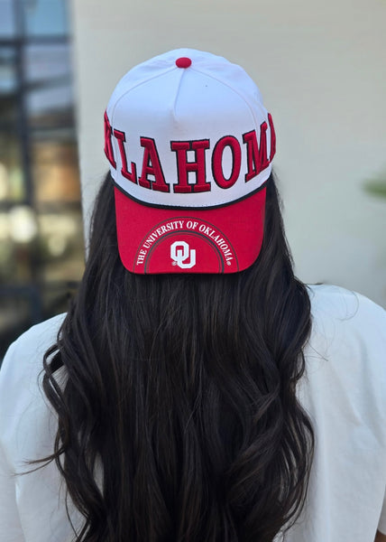 OKLAHOMA 3D Baseball Canvas Baseball Cap