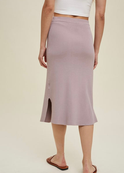 Looking For You Beige Midi Skirt