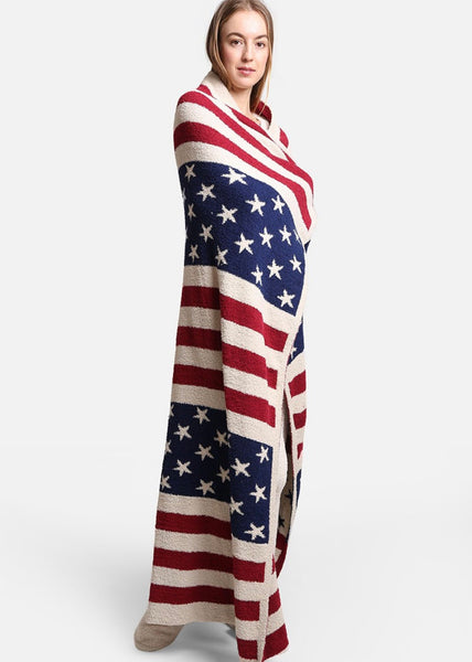 Luxury Soft American Flag Blanket