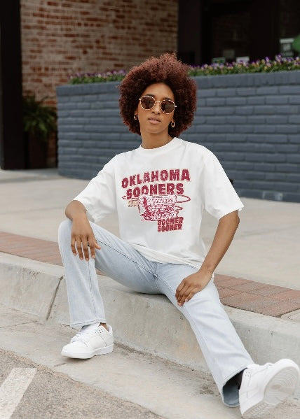 Oklahoma Sooners "In The Lead" Oversized Tee