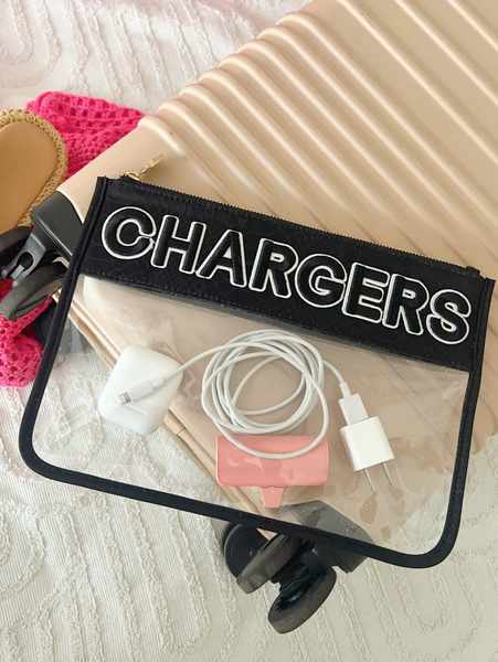 Chargers Clear Pouch