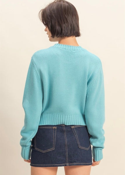 Quick Update Sky Blue Sweater