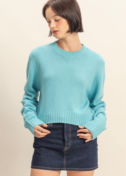 Quick Update Sky Blue Sweater