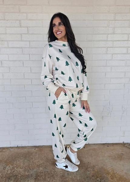 Christmas Tree 2 Pc Jogger Lounge Set
